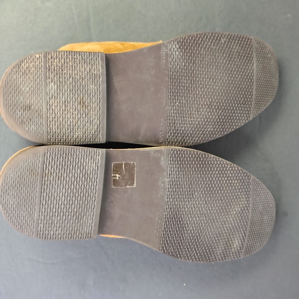 Schnee's Bozeman Mens Size 10 EU43 Suede Derby Shoes Brown Leather Vibram Italy - Picture 13 of 15